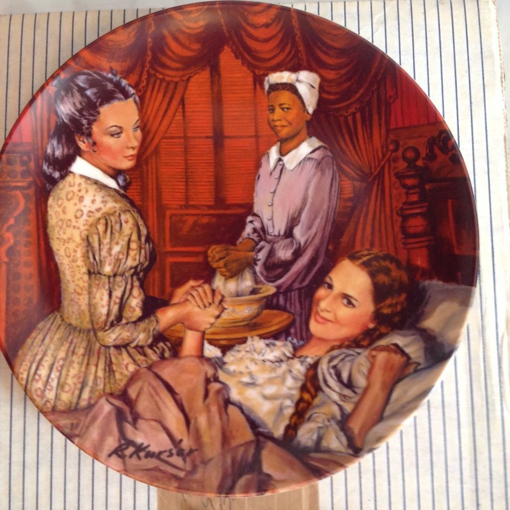 GONE WITH THE WIND COLLECTOR PLATE MELANIE